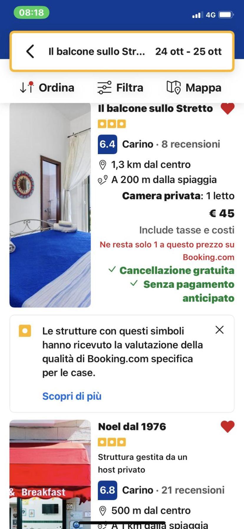 Il Balcone Sullo Stretto Bed & Breakfast Реджо ди Калабрия Екстериор снимка